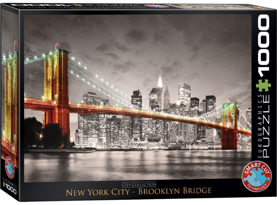 EUROGRAPHICS Puzzle New York - Brooklynský most 1000 dielikov