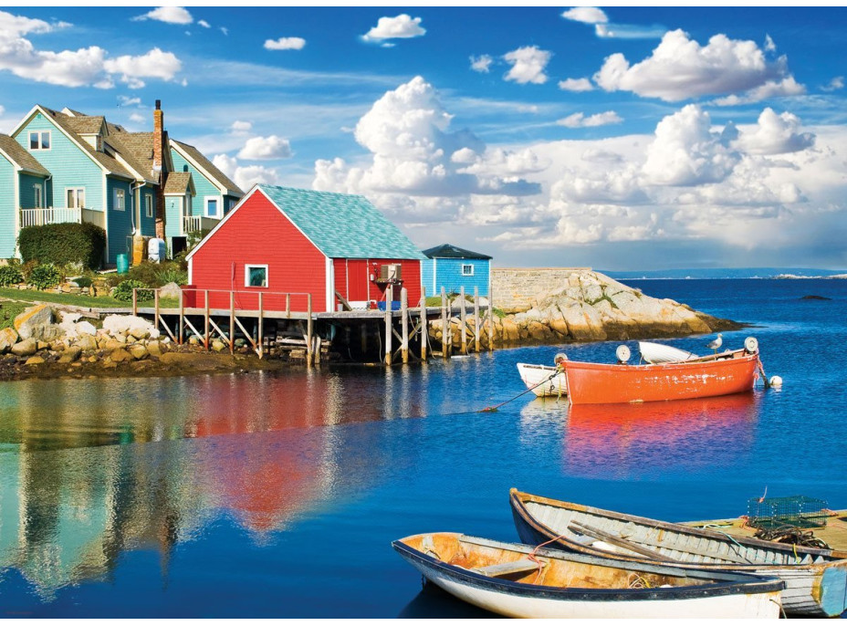 EUROGRAPHICS Puzzle Peggy&#39;s Cove, Nové Škótsko 1000 dielikov