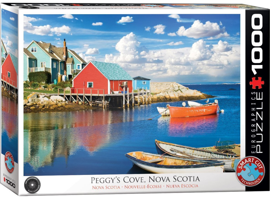 EUROGRAPHICS Puzzle Peggy&#39;s Cove, Nové Škótsko 1000 dielikov