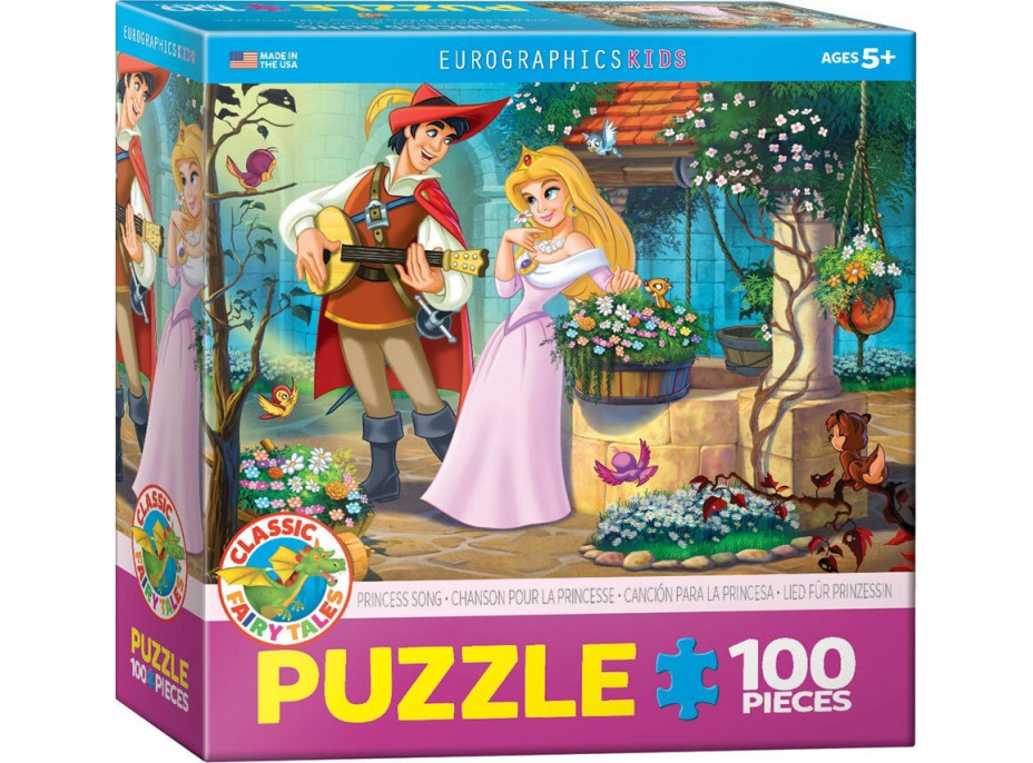 EUROGRAPHICS Puzzle Pieseň pre princeznú 100 dielikov