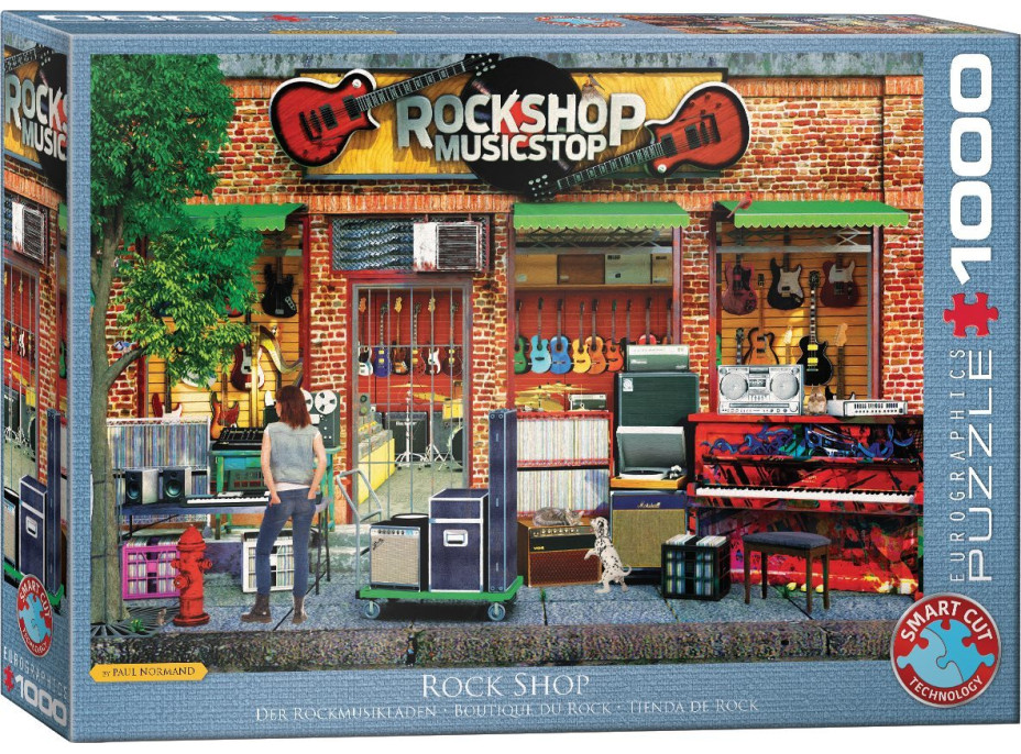 EUROGRAPHICS Puzzle Rock Shop 1000 dielikov