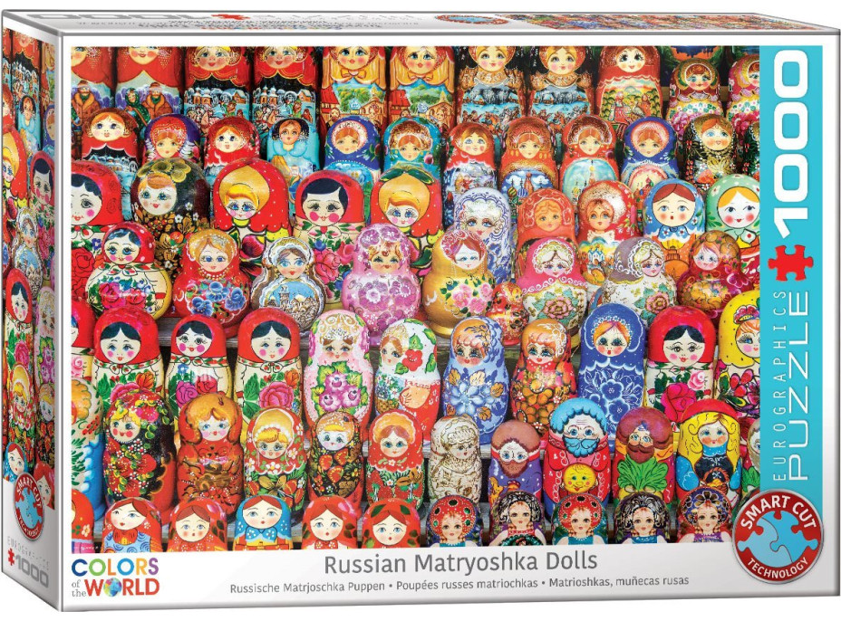 EUROGRAPHICS Puzzle Ruské matriošky 1000 dielikov