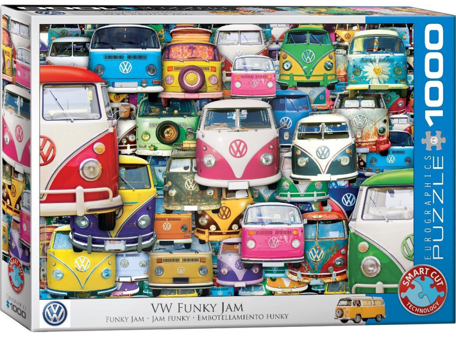 EUROGRAPHICS Puzzle Volkswagen Bus: Funky Jam 1000 dielikov