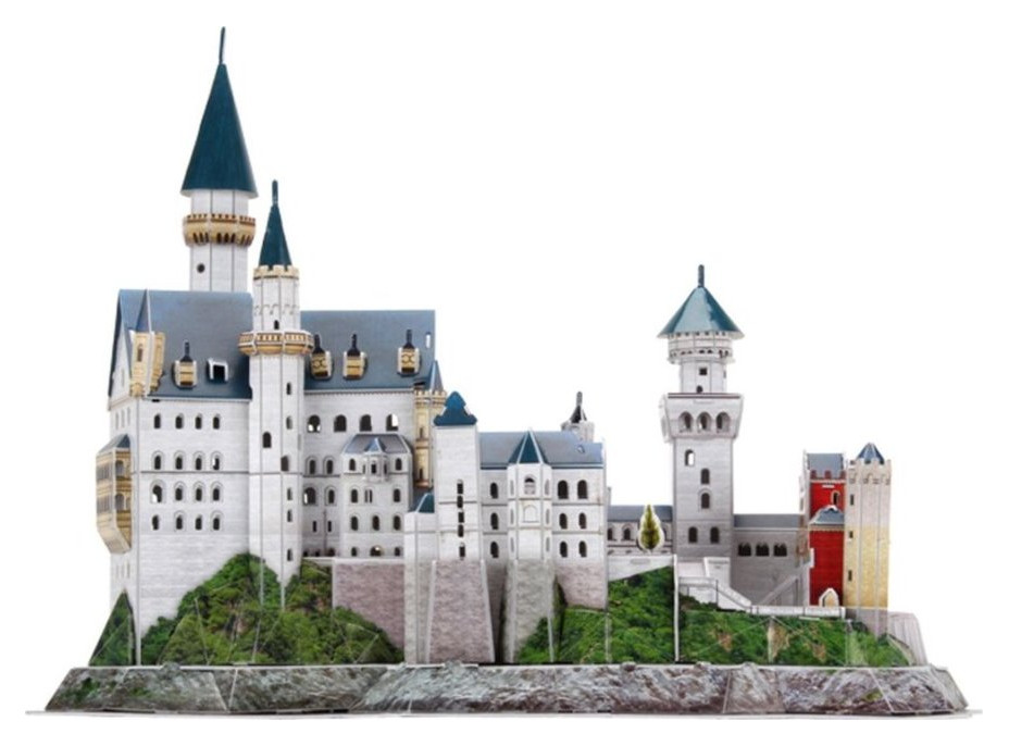 CUBICFUN Svietiace 3D puzzle Zámok Neuschwanstein 128 dielikov