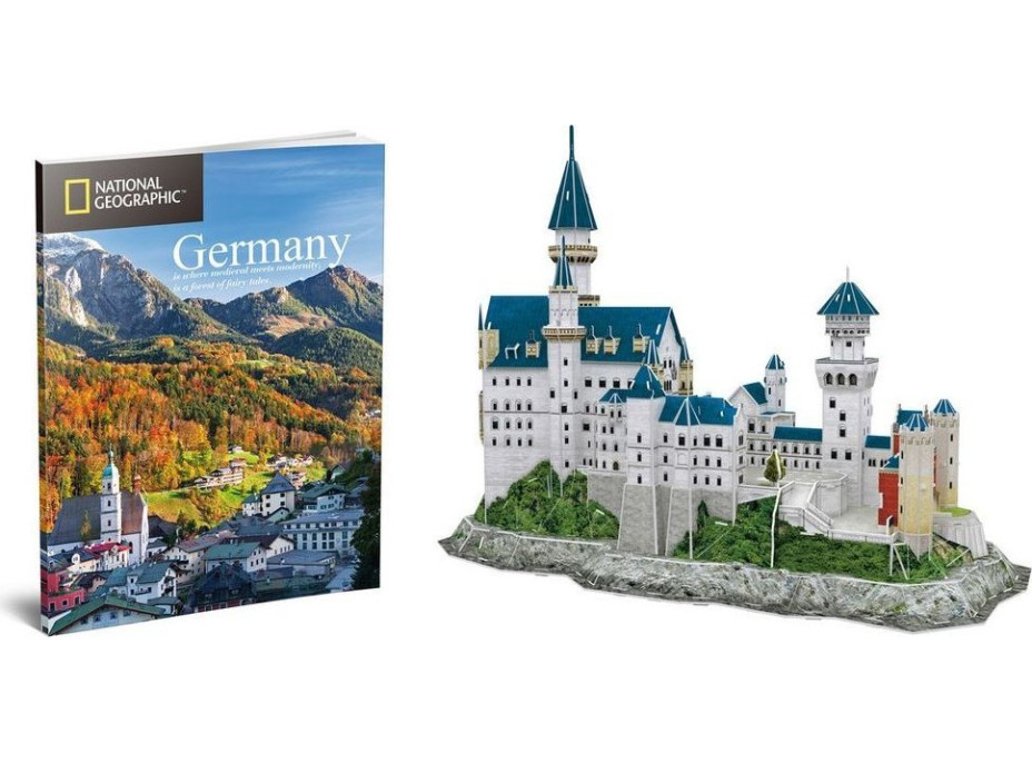 CUBICFUN 3D puzzle National Geographic: Neuschwanstein 121 dielikov