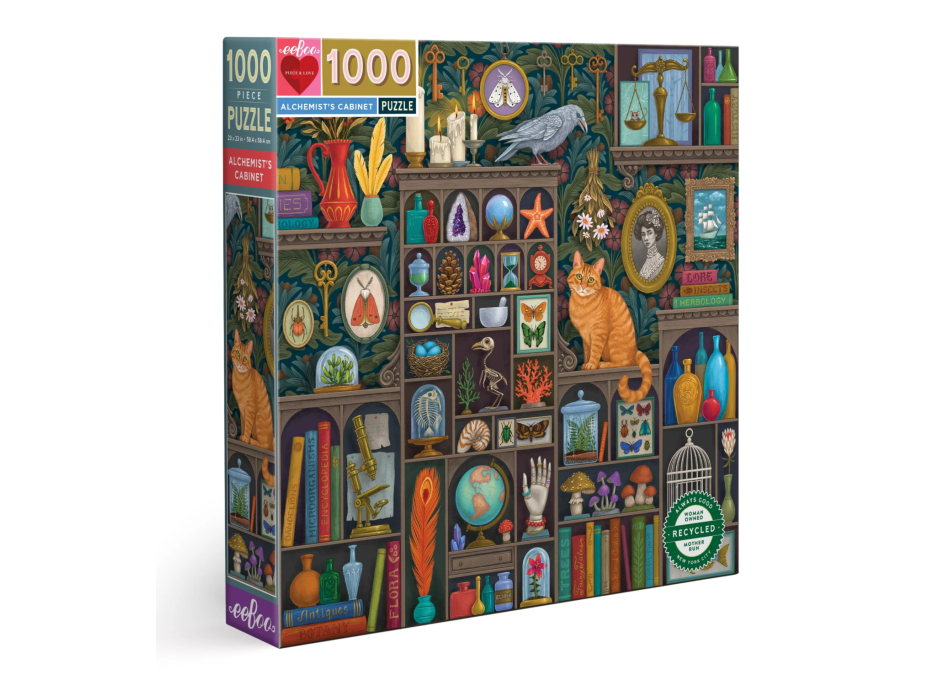 EEBOO Štvorcové puzzle Alchymistova pracovňa 1000 dielikov
