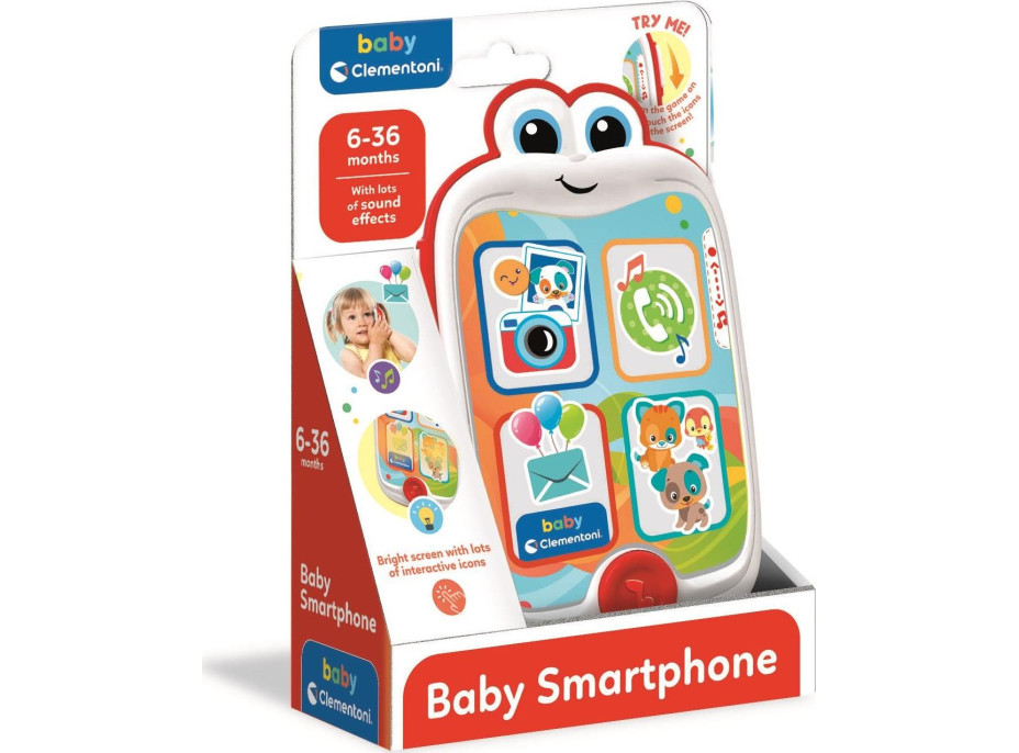 CLEMENTONI BABY Interaktívny smartphone so zvukmi
