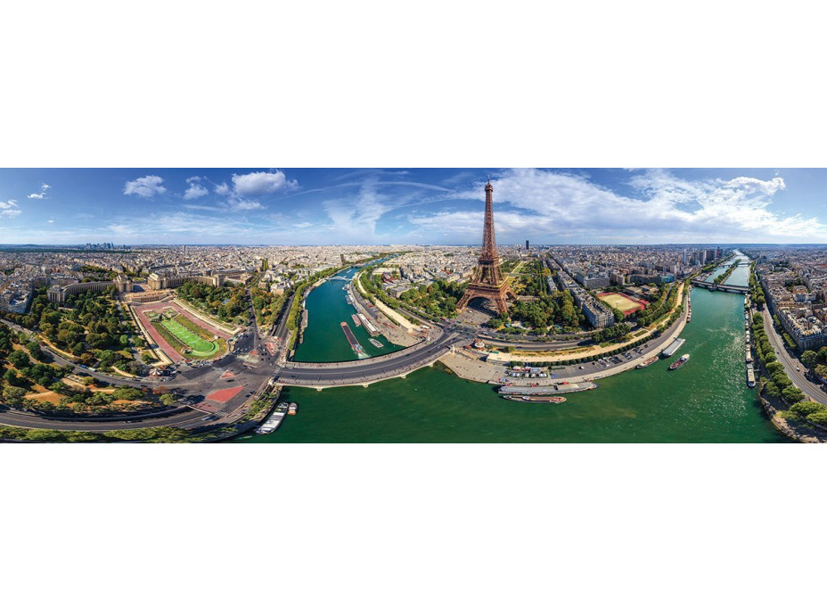 EUROGRAPHICS Panoramatické puzzle Paríž, Francúzsko 1000 dielikov