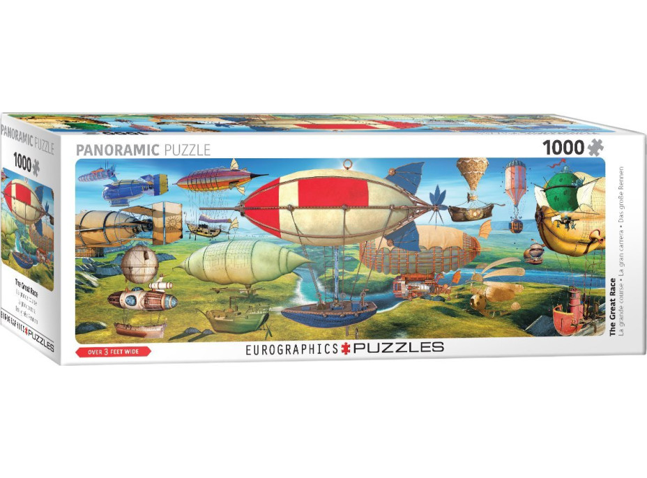 EUROGRAPHICS Panoramatické puzzle Veľké preteky 1000 dielikov