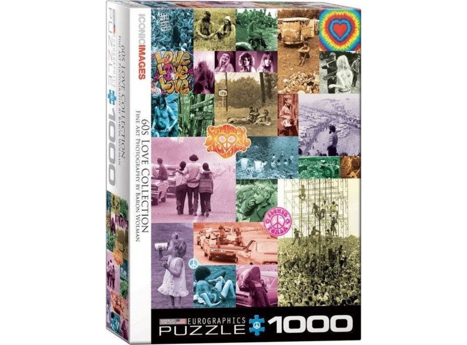 EUROGRAPHICS Puzzle Láska 60. roky 1000 dielikov