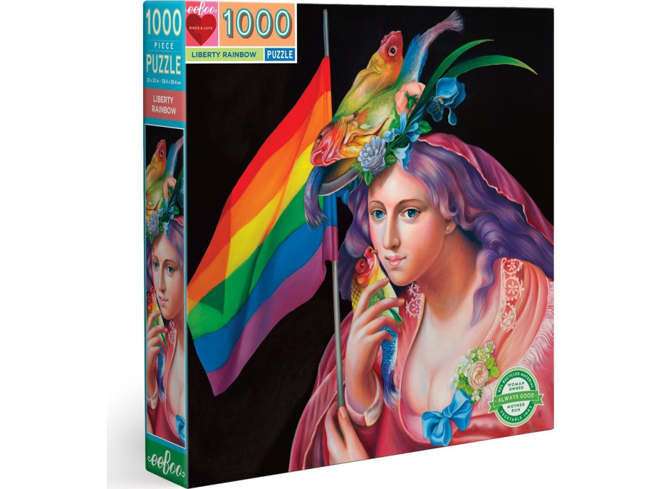 EEBOO Puzzle Dúha slobody 1000 dielikov