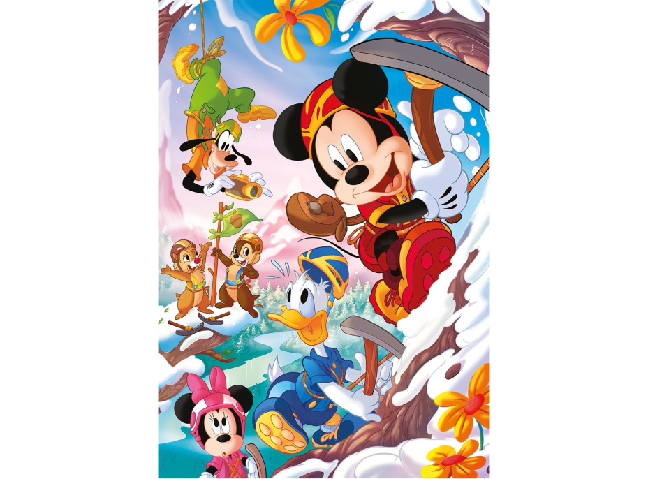 CLEMENTONI Puzzle Mickey Mouse a priatelia 3x48 dielikov