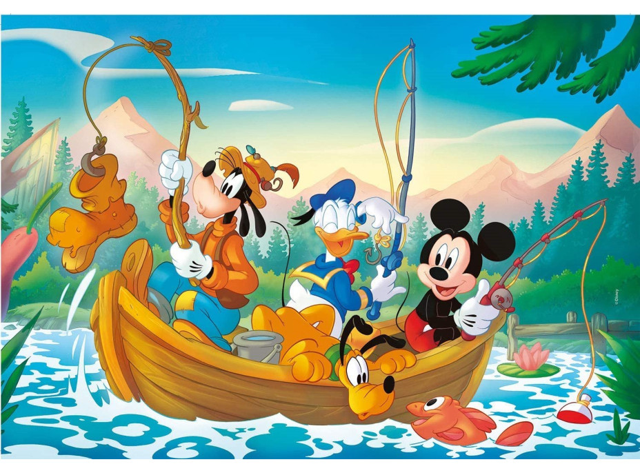 CLEMENTONI Puzzle Mickey Mouse a priatelia 3x48 dielikov