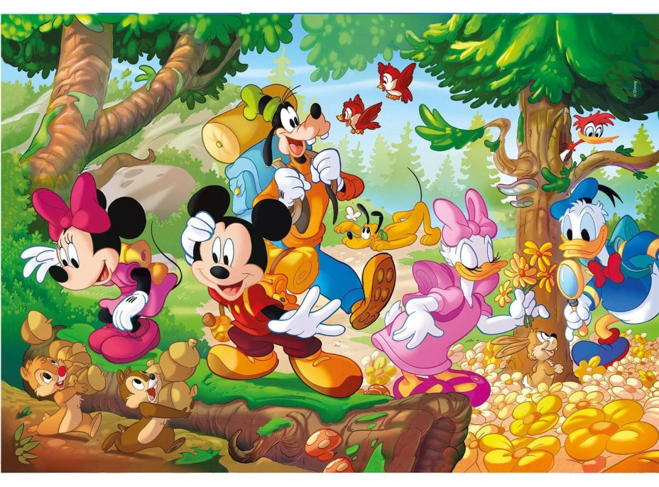 CLEMENTONI Puzzle Mickey Mouse a priatelia 3x48 dielikov