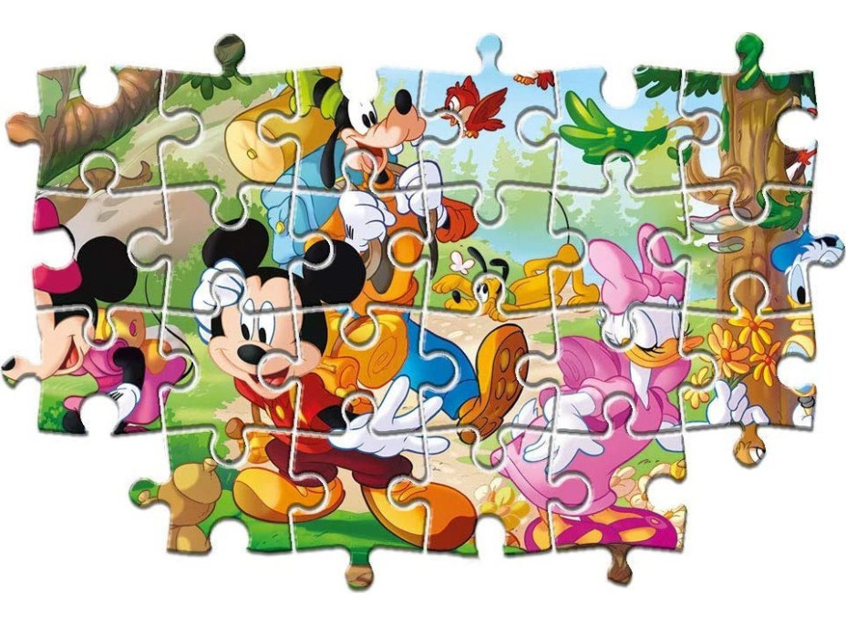 CLEMENTONI Puzzle Mickey Mouse a priatelia 3x48 dielikov