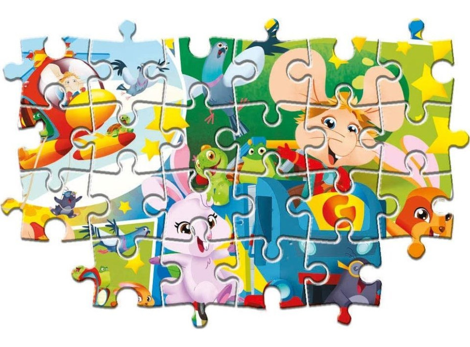 CLEMENTONI Puzzle Myšiak Gigio MAXI 104 dielikov