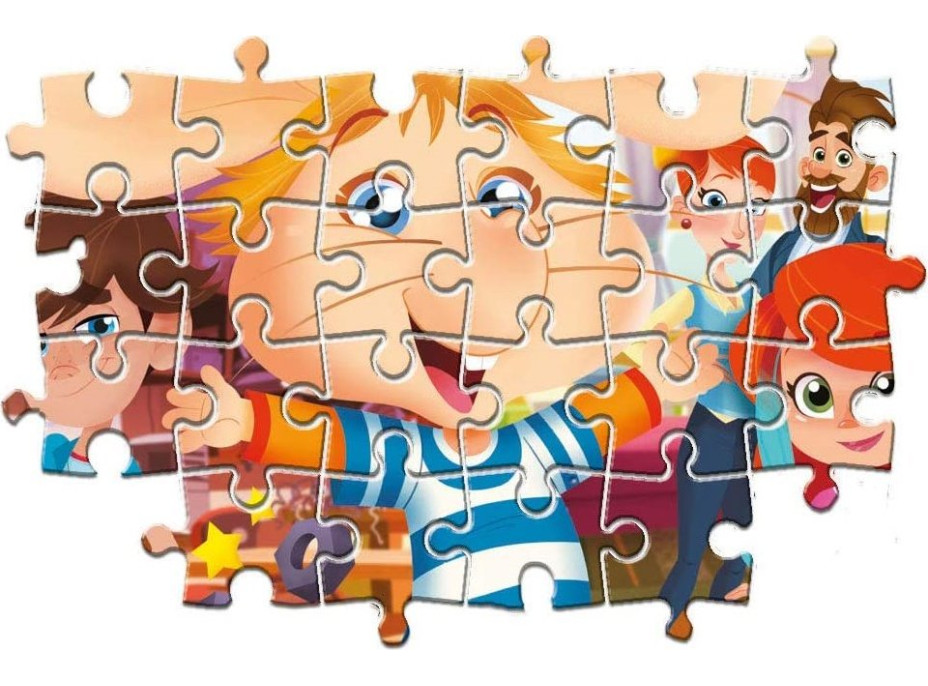 CLEMENTONI Puzzle Myšiak Gigio MAXI 60 dielikov