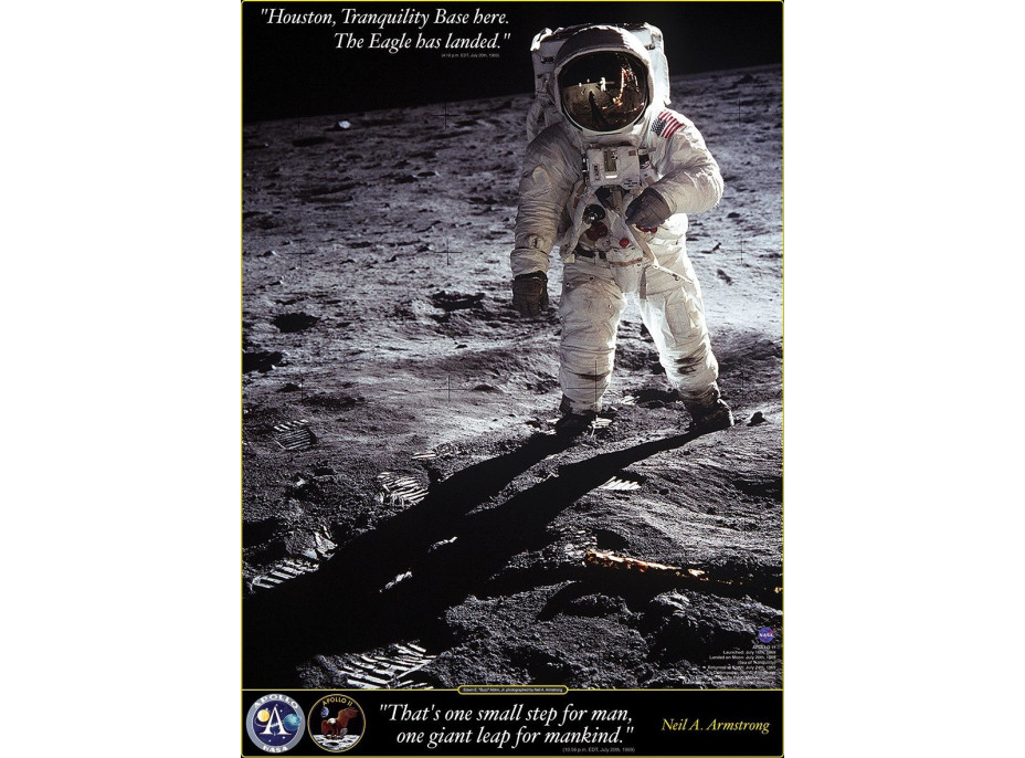 EUROGRAPHICS Puzzle Neil A. Armstrong: Prvé kroky na Mesiaci 1000 dielikov