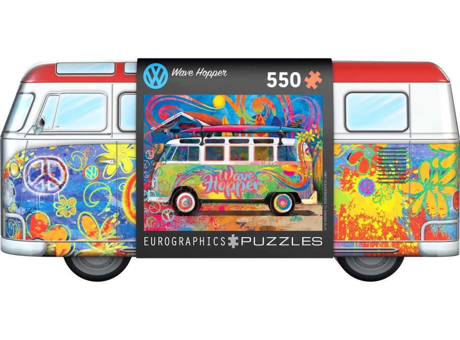 EUROGRAPHICS Puzzle v plechovej krabičke Volkswagen Wave Hopper 550 dielikov