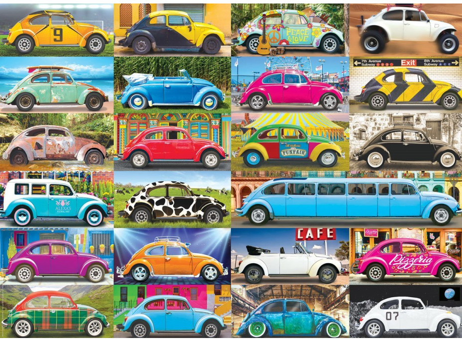 EUROGRAPHICS Puzzle Volkswagen Beetle: Chrobák na cestách 1000 dielikov