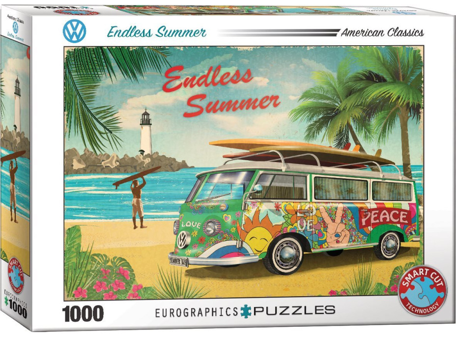 EUROGRAPHICS Puzzle VW Nekonečné leto 1000 dielikov