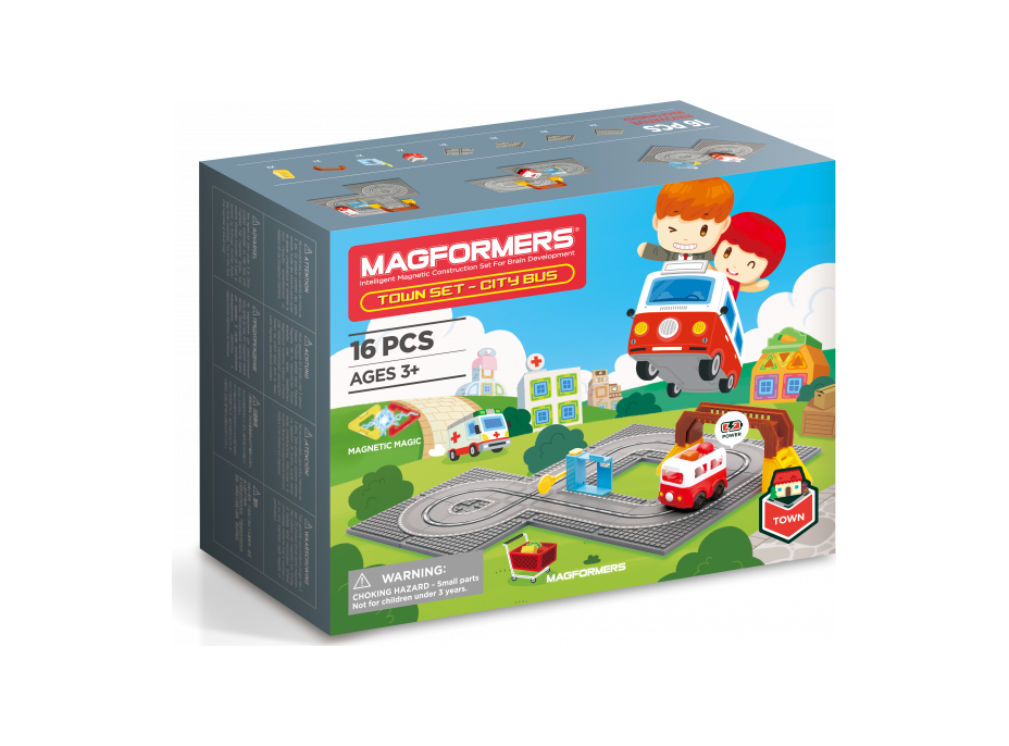 MAGFORMERS Mestečko Autobus 16 dielikov