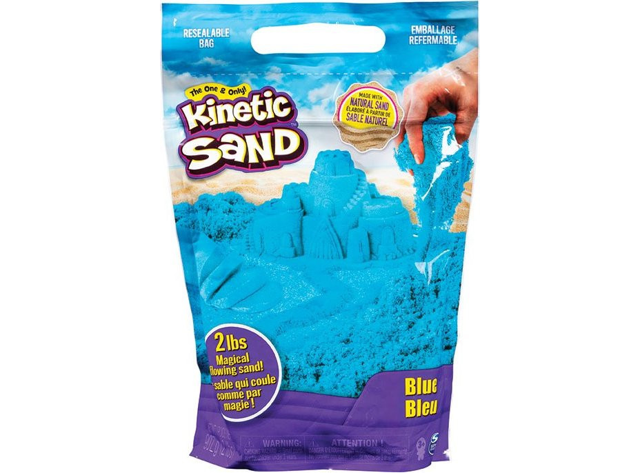 SPIN MASTER KINETIC SAND: Modrý kinetický piesok 0,9kg