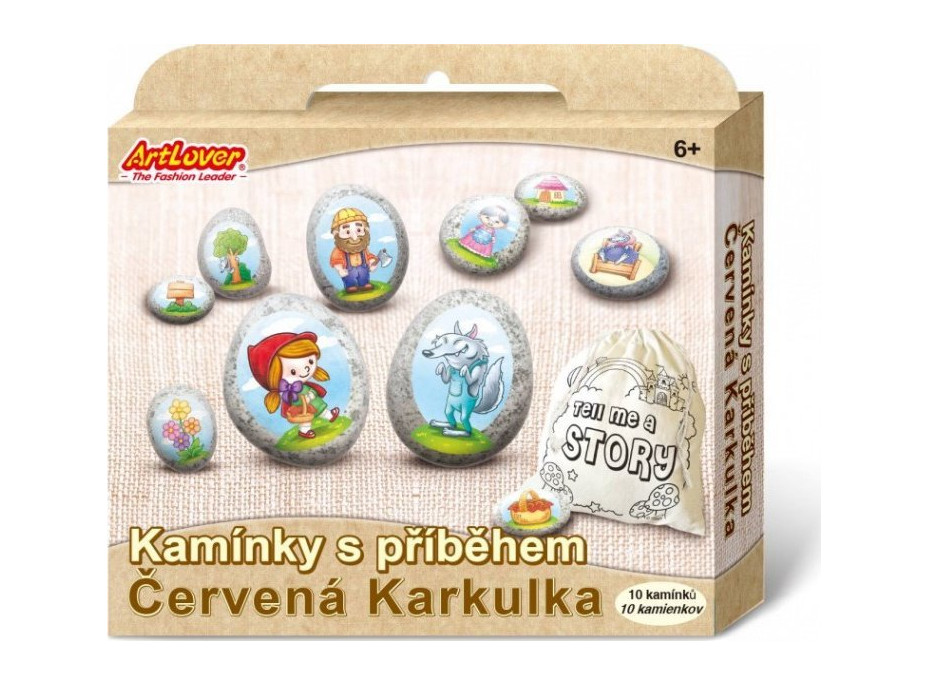 ARTLOVER Kamienky s príbehom - Červená Čiapočka