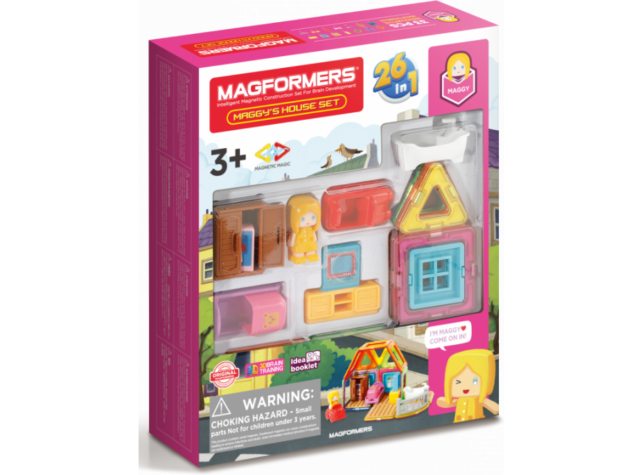 MAGFORMERS MINI Magdin domček 33 dielikov