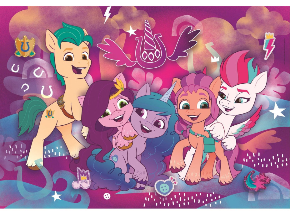 CLEMENTONI Obojstranné puzzle My Little Pony 104 dielikov