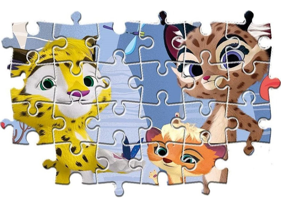 CLEMENTONI Puzzle Leo a Tig 3x48 dielikov