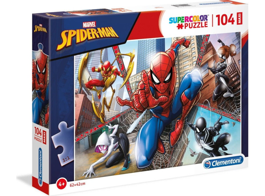 CLEMENTONI Puzzle Spiderman MAXI 104 dielikov