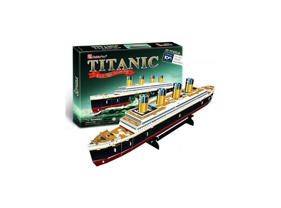 CUBICFUN 3D puzzle Titanic (malý) 35 dielikov