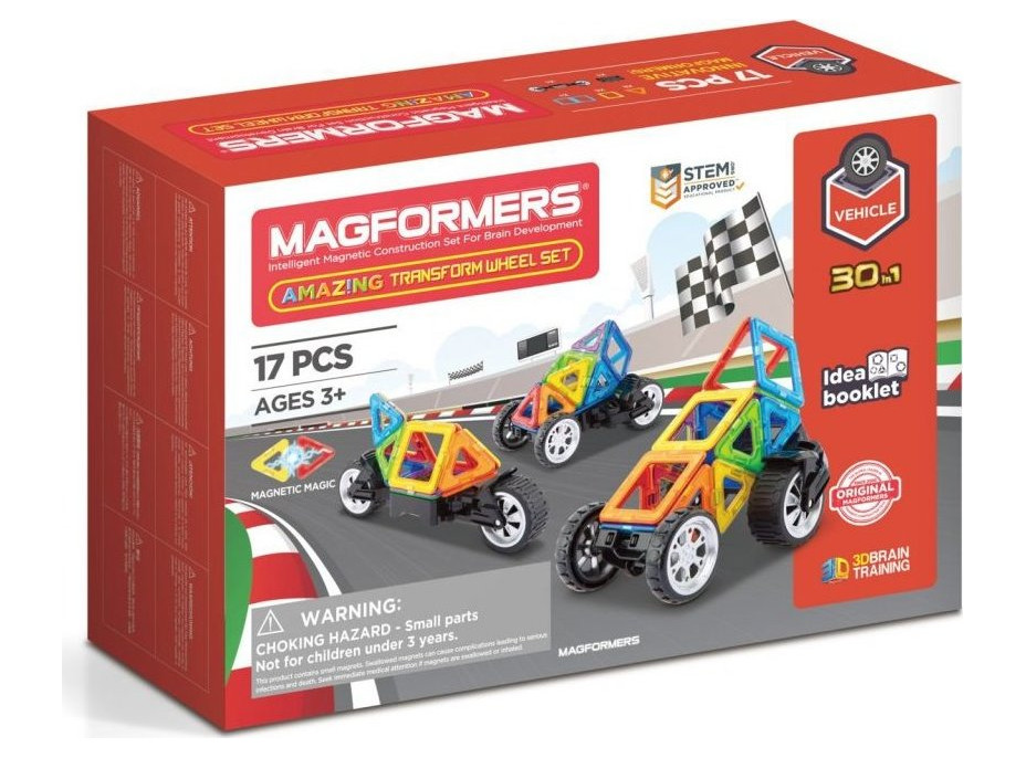 MAGFORMERS Transform Wheel Bugy 17 dielikov