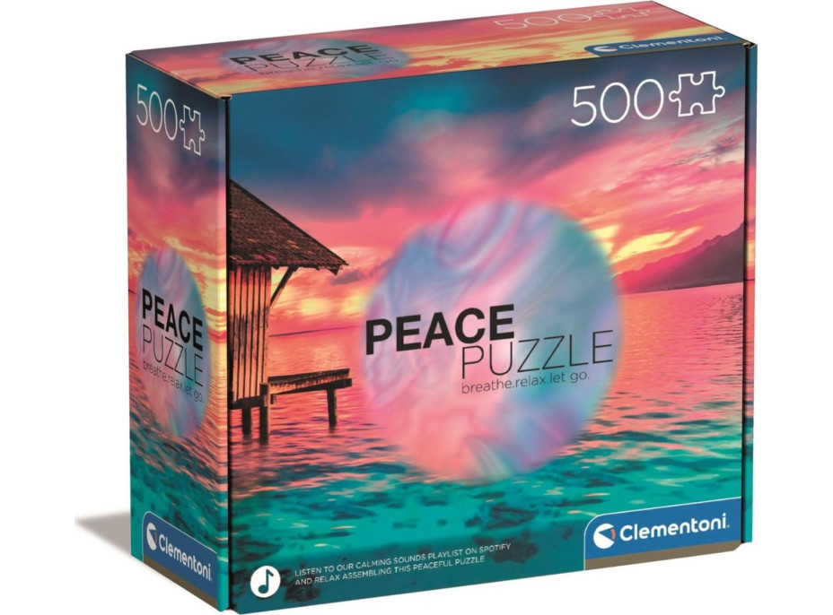 CLEMENTONI Peace puzzle: Žiť prítomnosťou 500 dielikov