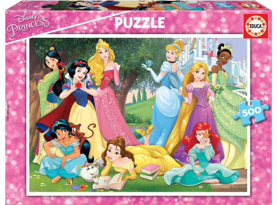 EDUCA Puzzle Disney Princezné 500 dielikov
