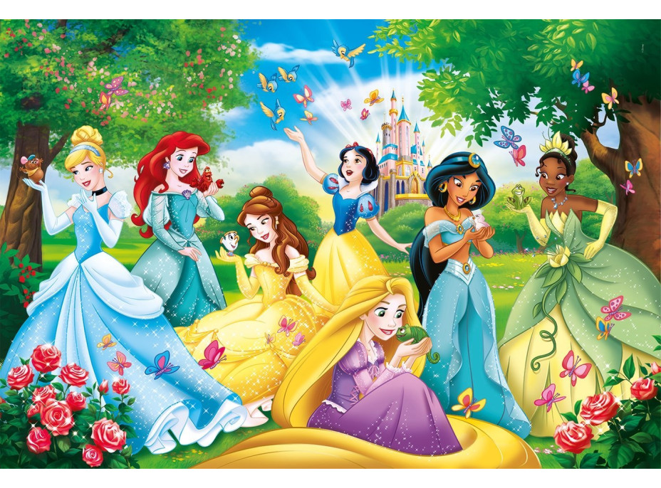 CLEMENTONI Puzzle Disney princeznej MAXI 60 dielikov