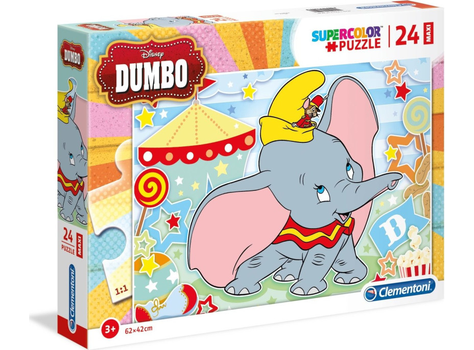 CLEMENTONI Puzzle Dumbo MAXI 24 dielikov