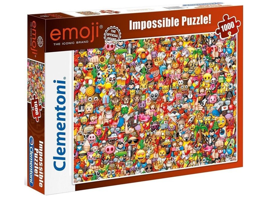 CLEMENTONI Puzzle Impossible: Emoji 1000 dielikov