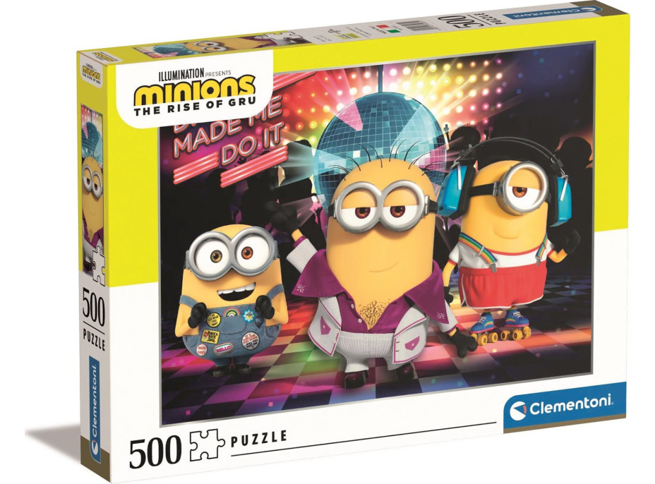 CLEMENTONI Puzzle Mimoni 2, 500 dielikov