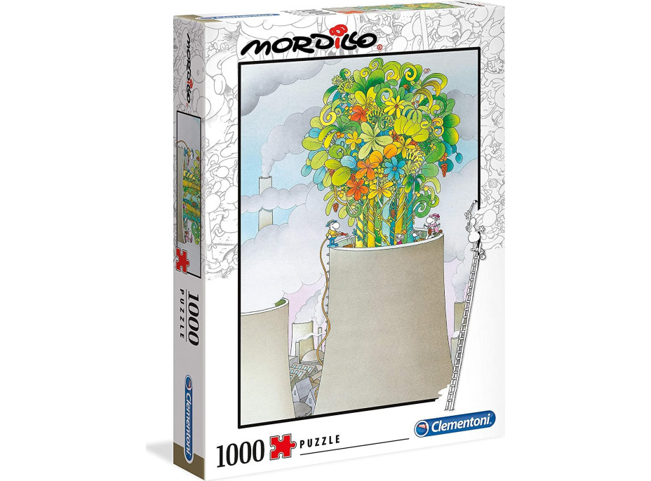 CLEMENTONI Puzzle Mordillo: Liek 1000 dielikov