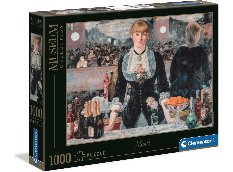 CLEMENTONI Puzzle Museum Collection: Bar vo Folies-Bergère 1000 dielikov