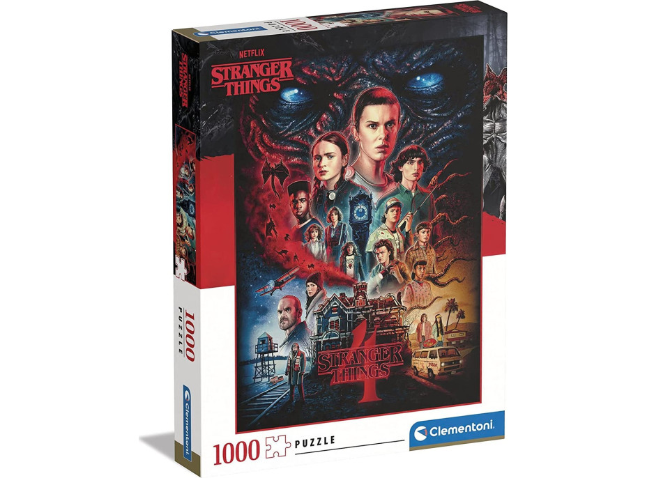 CLEMENTONI Puzzle Netflix: Stranger Things 4. séria 1000 dielikov