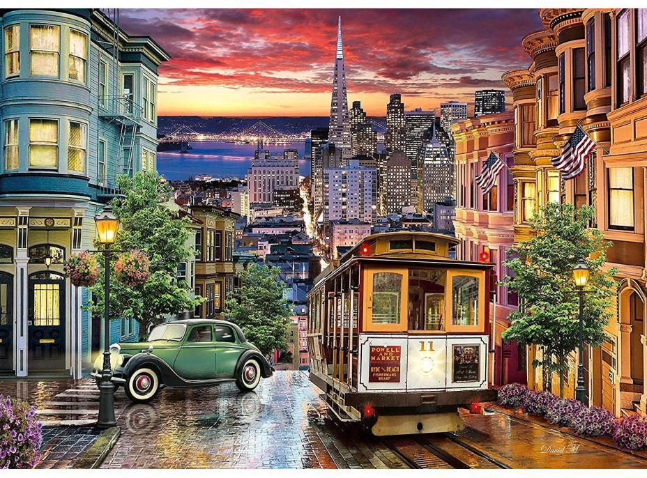 CLEMENTONI Puzzle San Francisco 3000 dielikov