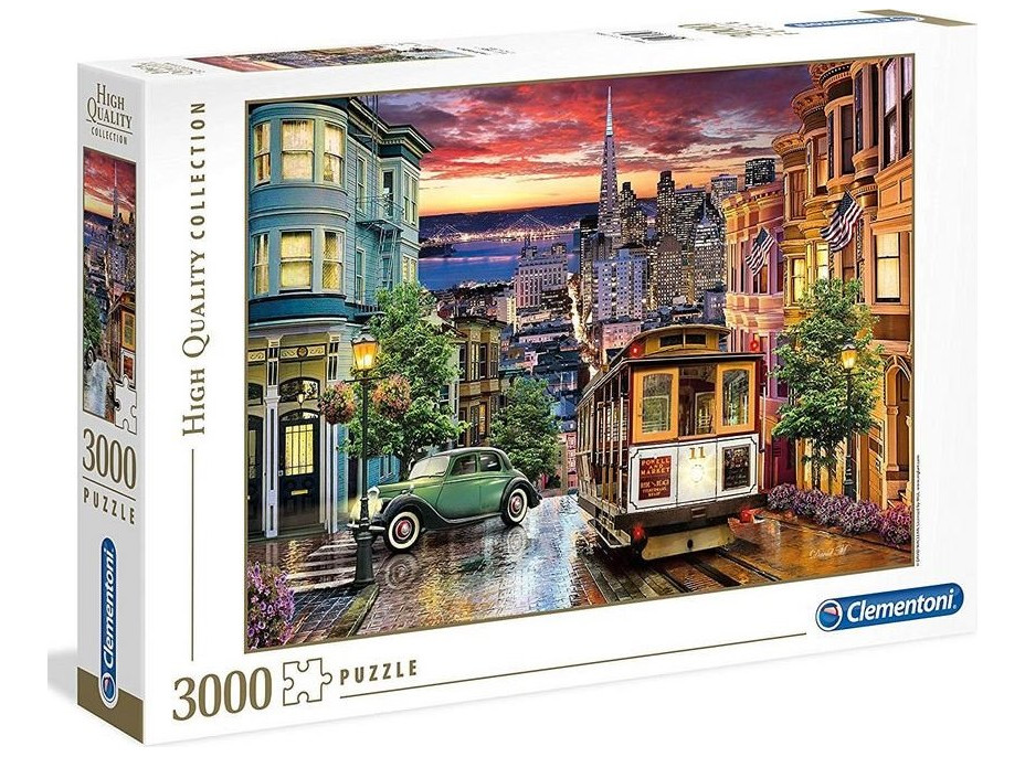 CLEMENTONI Puzzle San Francisco 3000 dielikov