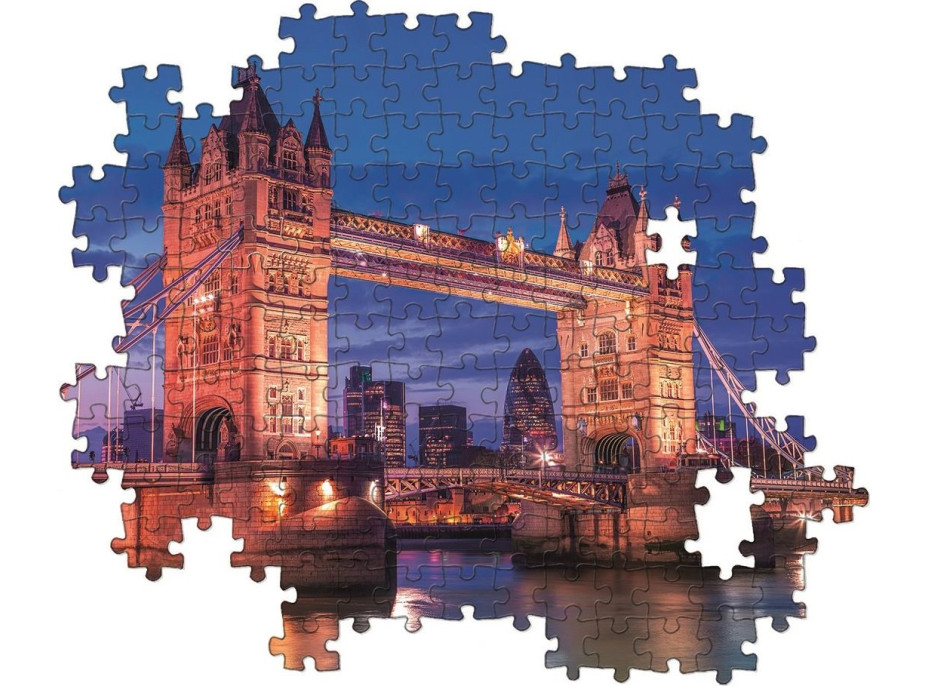 CLEMENTONI Puzzle Tower Bridge v noci 1000 dielikov