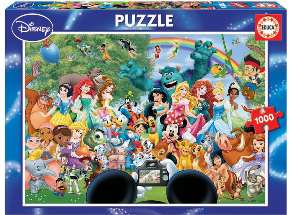 EDUCA Puzzle Úžasný svet Disney II 1000 dielikov