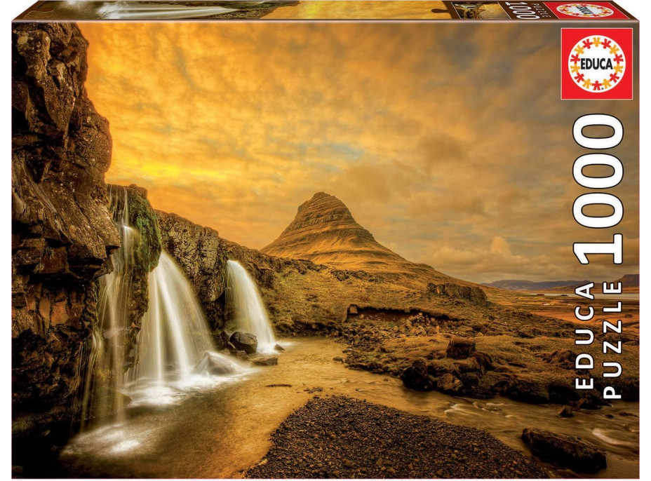 EDUCA Puzzle Vodopád Kirkjufell, Island 1000 dielikov