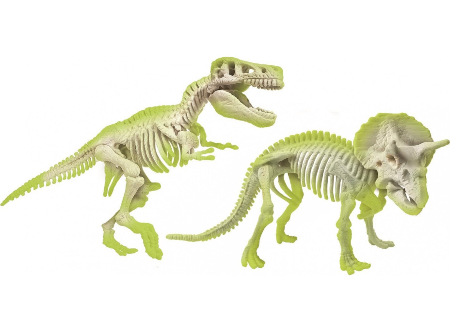 CLEMENTONI Science&Play ArcheoFun: T-Rex + Triceratops