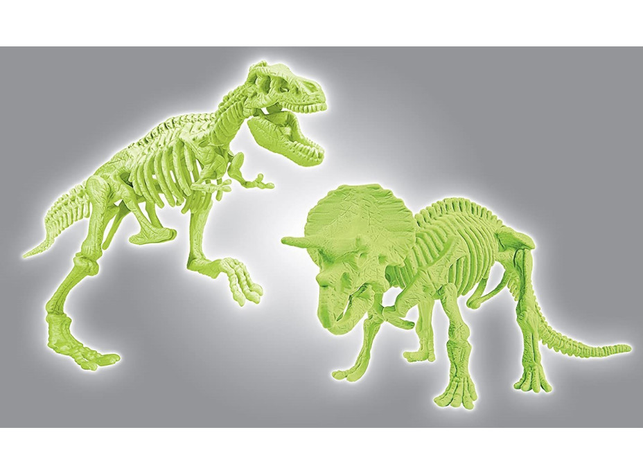 CLEMENTONI Science&Play ArcheoFun: T-Rex + Triceratops